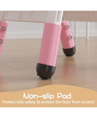 Kids Chair 2 Pack, 3 Levels Height Adjustable Kid Chair, Plastic Toddler Chairs for Children Boys Girls Age 2-6, Suitable for Indoor Use, Home