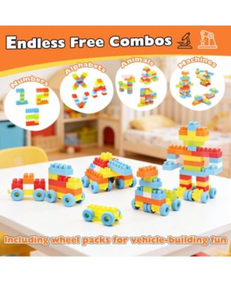 150-Piece Toddler Building Blocks STEM Learning Set, Ages 3