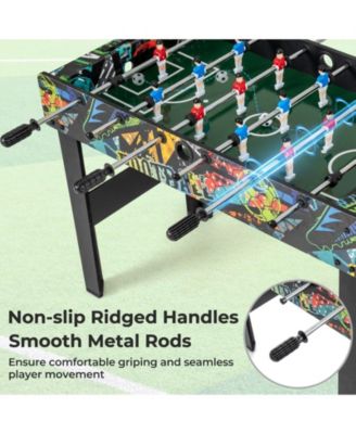 37" Mini 2-in-1 Foosball Game Table with Detachable Legs, Tabletop Use