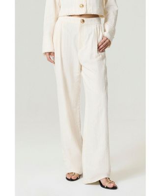 Women's Ruffle Trim Detailed Pants