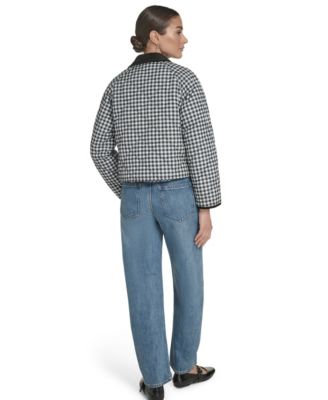 Women's Quilted Corduroy Collar Jacket