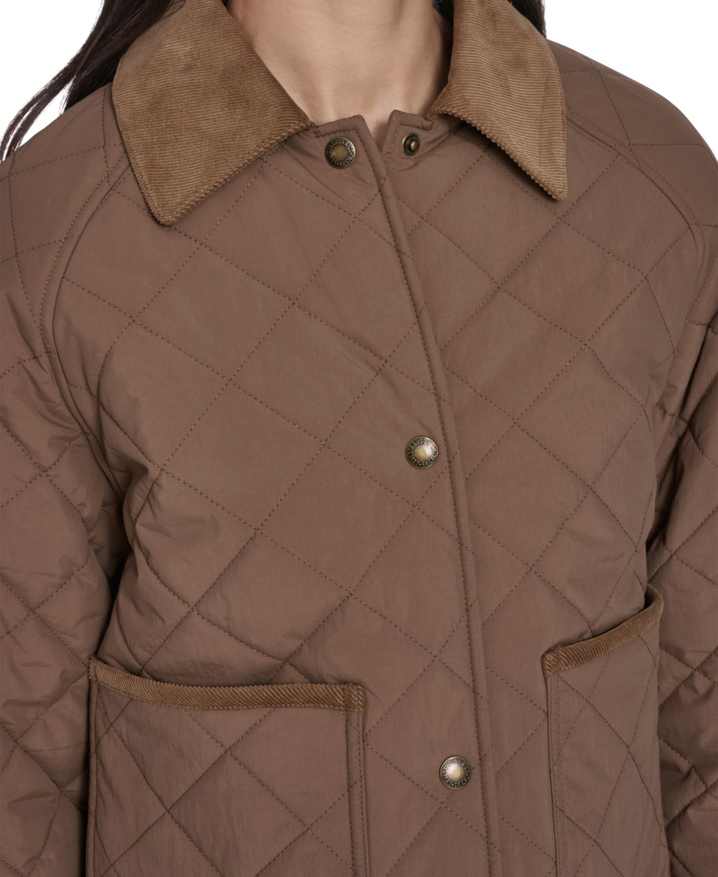 Женская куртка Levi's Diamond Quilted, цвет: Bison — фото 5