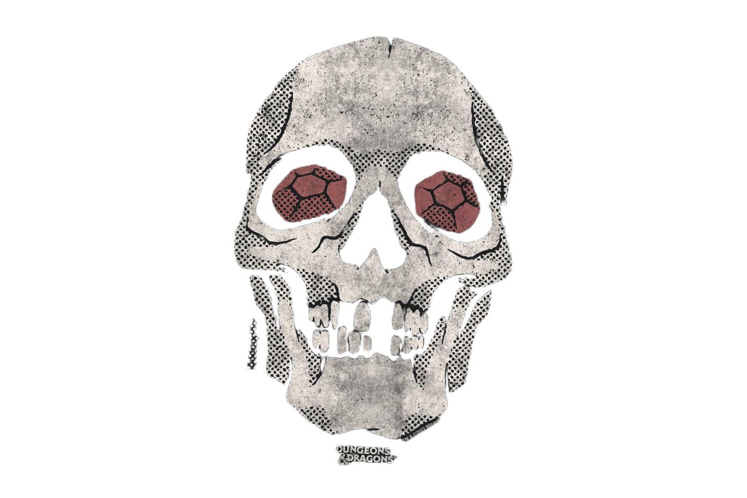 Men's Dungeons And Dragons Demi Lich Skull T-Shirt
