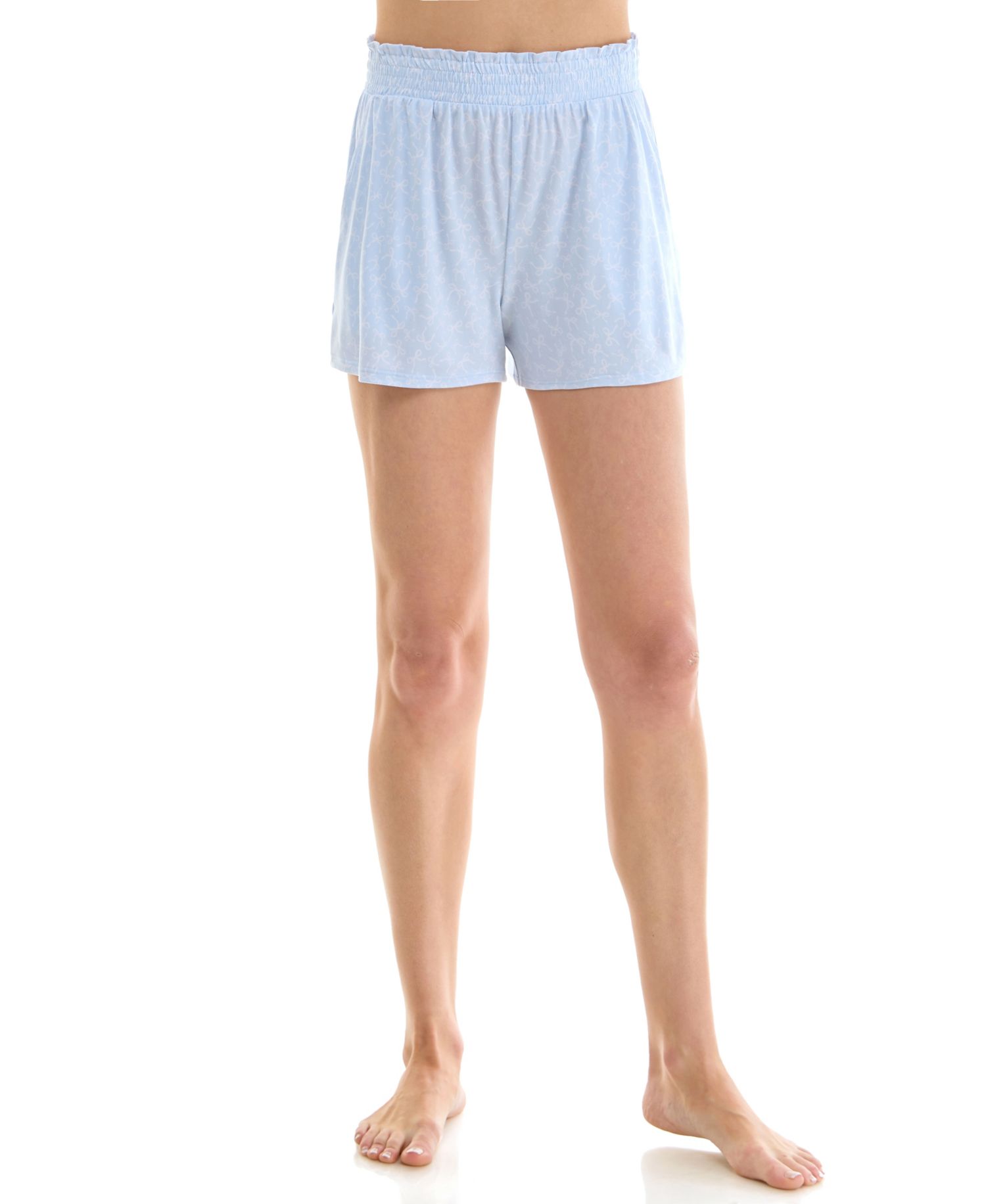 Women's Faux Smocked Pajama Shorts, 2-Pack