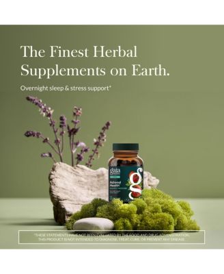 Adrenal Health Nightly Restore - Herbal Supplement with Ashwagandha, Magnolia Bark, Cordyceps - 120 Liquid Phyto-Caps (60 Servings)