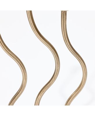 Metal 3-Taper Candle Holder Tabletop Sculpture