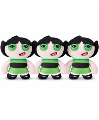 Pack of 3 Zuru Powerpuff Girls Buttercup Funny Ugly Monster Plush Toy 9 Inch