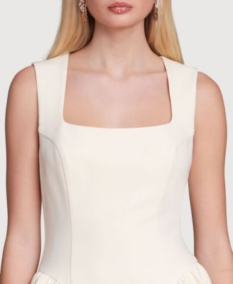 Women's Hip Flounce Mini Dress