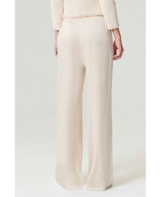 Women's Elastic-Waist Relaxed Pants