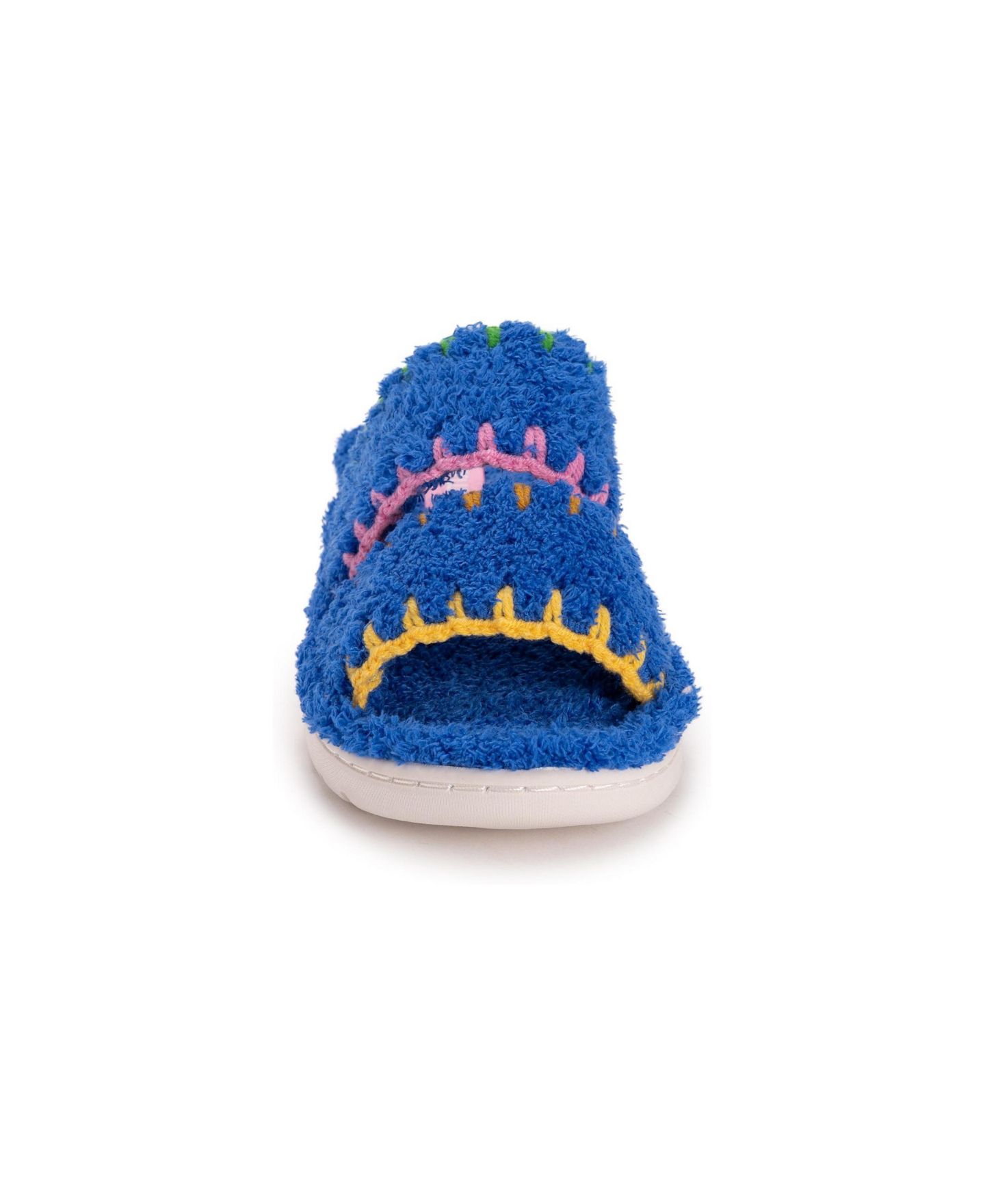 Женские тапочки MUK LUKS Double Strap Slide Slipper, цвет: Синий — фото 3