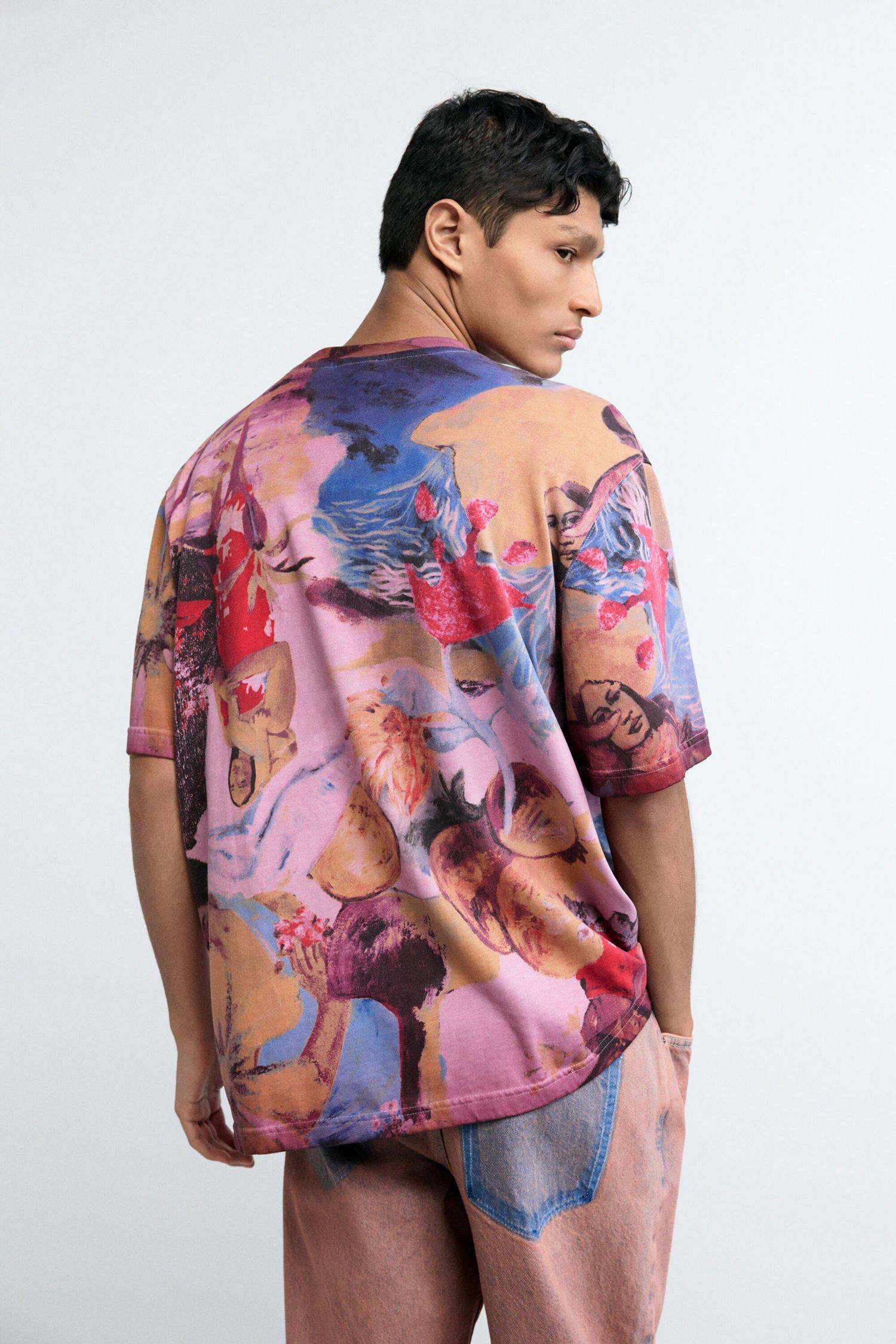 Men's Floral printed t-shirt