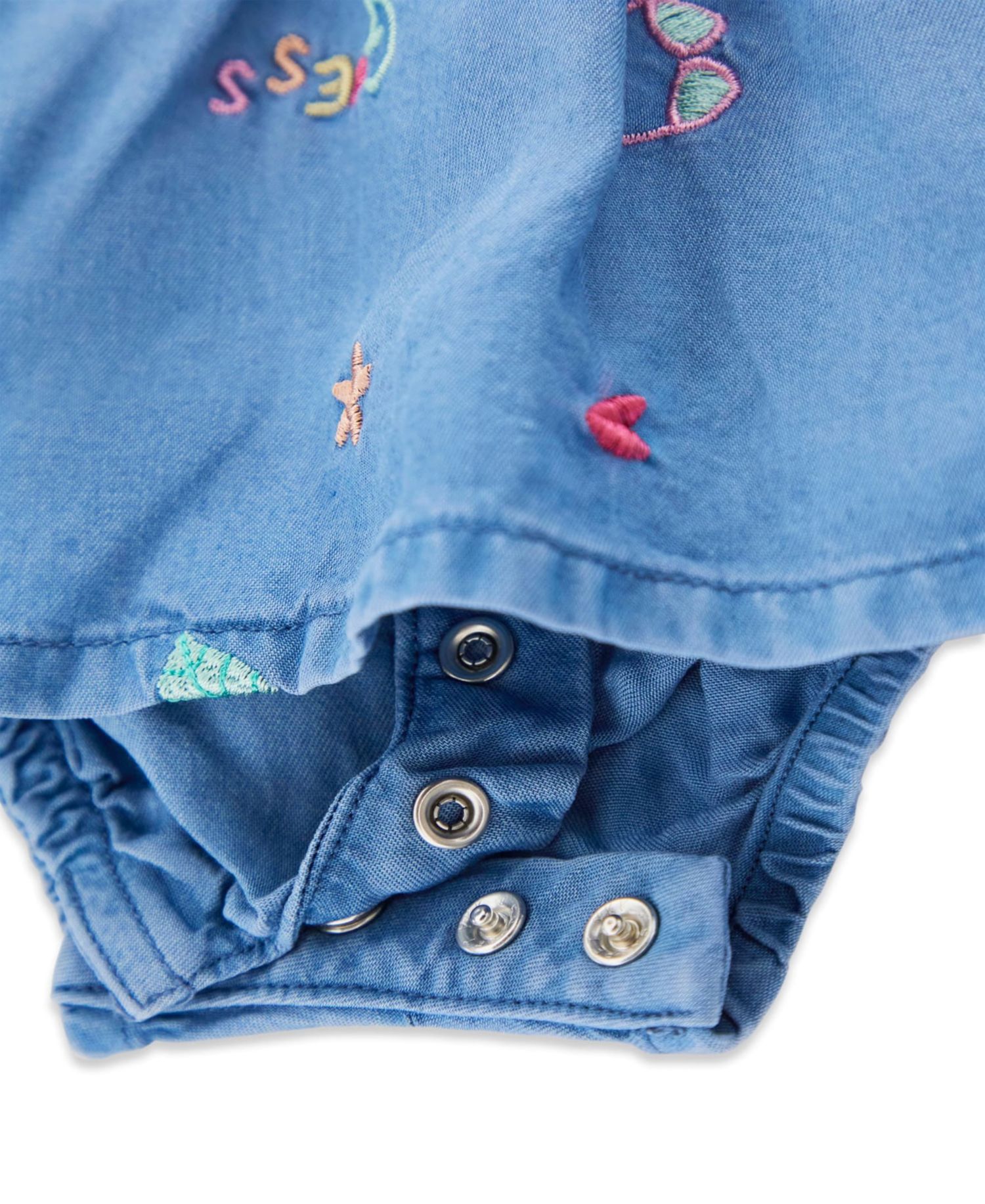 Baby Girls' Chambray Bodysuit Dress