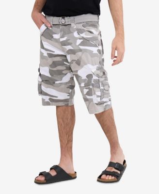 X RAY Big & Tall Cargo Shorts Camo & Solid Colors 12.5" Inseam Knee Length Classic Fit Multi Pocket