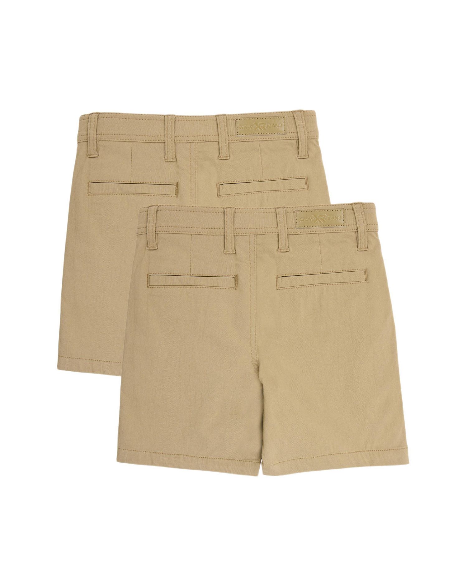 Little Boys 2 Pack Flex Waist Nylon Golf Chino Shorts