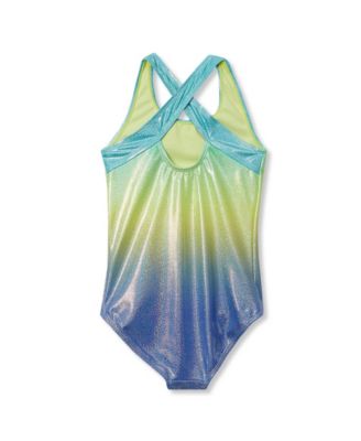 Girls Chlorine Resistant One Piece Swimsuit
