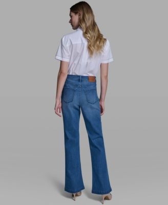 Women's Straight Fit Mid-Rise Ankle Length Jeans