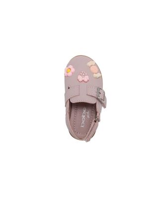 Little Girls Girl's  Fashion Mule Sandals – Dressy Shoes with Playful Charm Details