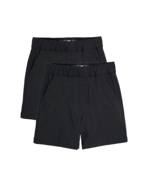 Шорты XRAY 2 Pack Flex Waist Nylon Golf Chino Shorts 2T - 4T для мальчиков-малышей, цвет: Чёрный