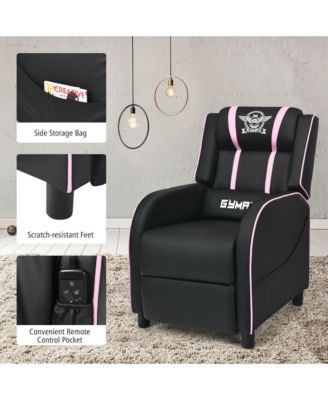 Massage Gaming Recliner Chair Racing Single Lounge Sofa Home Theater Seat