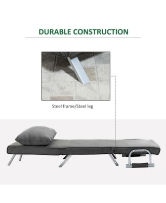 Small Futon Couch with Comfortable Fold Down Bed for Guests
