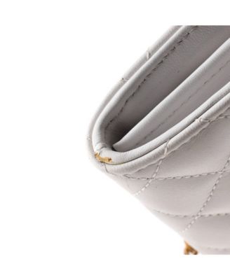 Icon Wallet on Chain Quilted Leather
