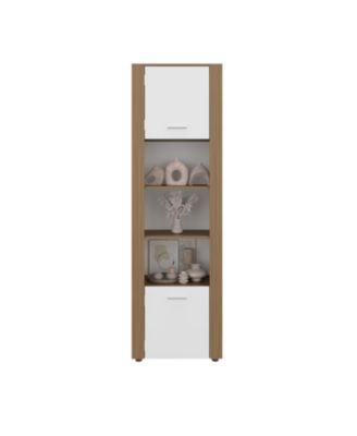 Liora Vertical Cabinet with Doors for Practical Home Organization