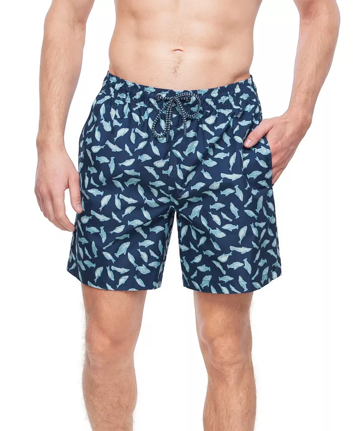 Men's Compression Liner Swim Trunks with Back Zipper Pocket - thumbnail 4
