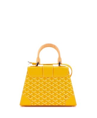 PM Saigon Top Handle Bag Coated Canvas with Leather