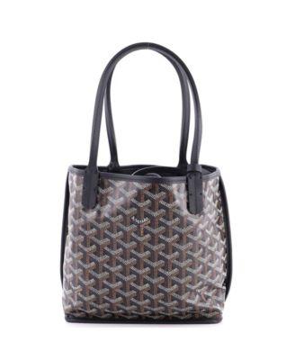 Mini Anjou Reversible Tote Coated Canvas