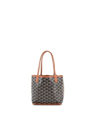 Mini Anjou Reversible Tote Coated Canvas