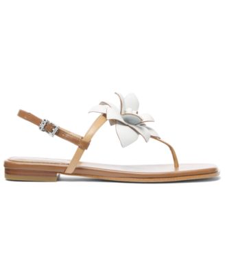 MICHAEL Women's Jacie Buckle Thong Flat Sandals
