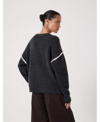 Women's Billie Wool Blend V Neck Sweater