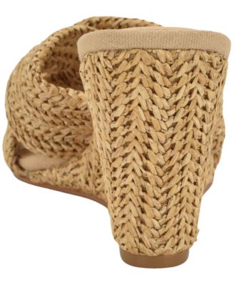 Women's Nejia Woven Slip-On Wedge Sandals