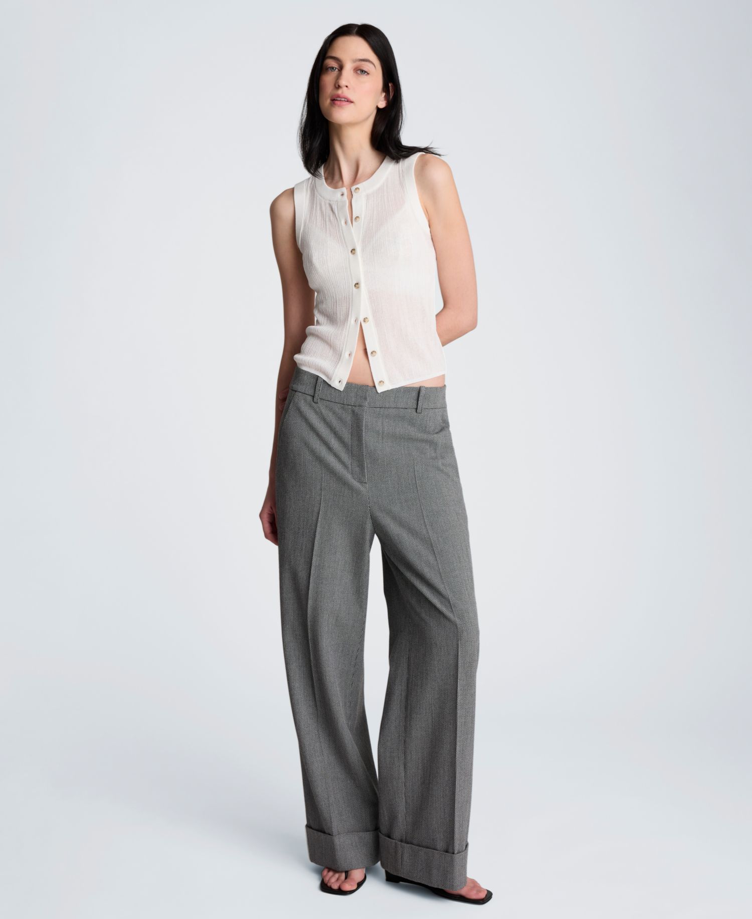 Women's High-Rise Wide-Leg Pants