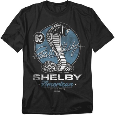 Мужская футболка Mustang Shelby Snake Retro, цвет: Чёрный