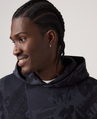 Premium Men's Long-Sleeve Hooded Sweatshirt