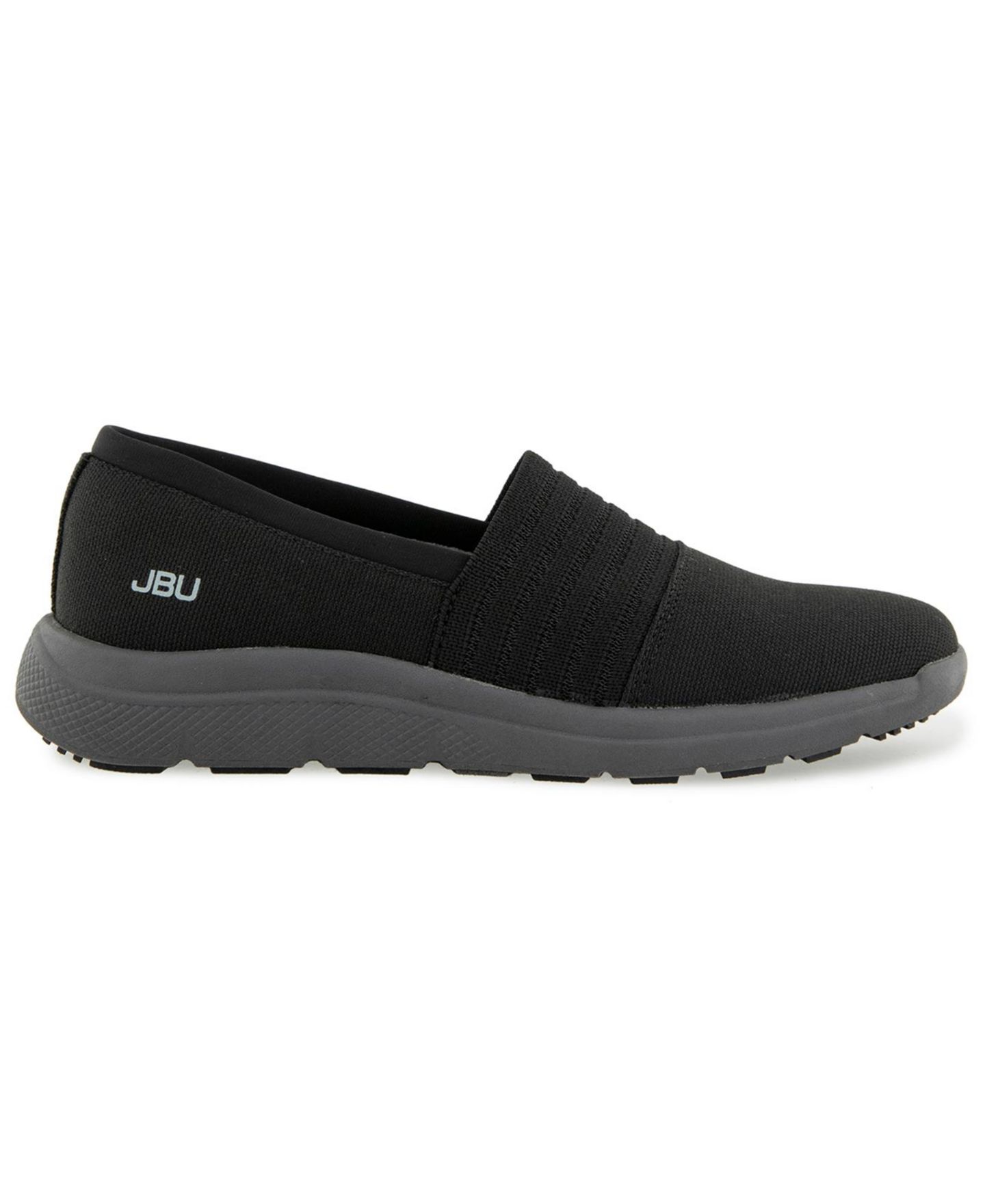 Женские балетки JBU Taya Casual Slip-On Flats, цвет: Чёрный — фото 2