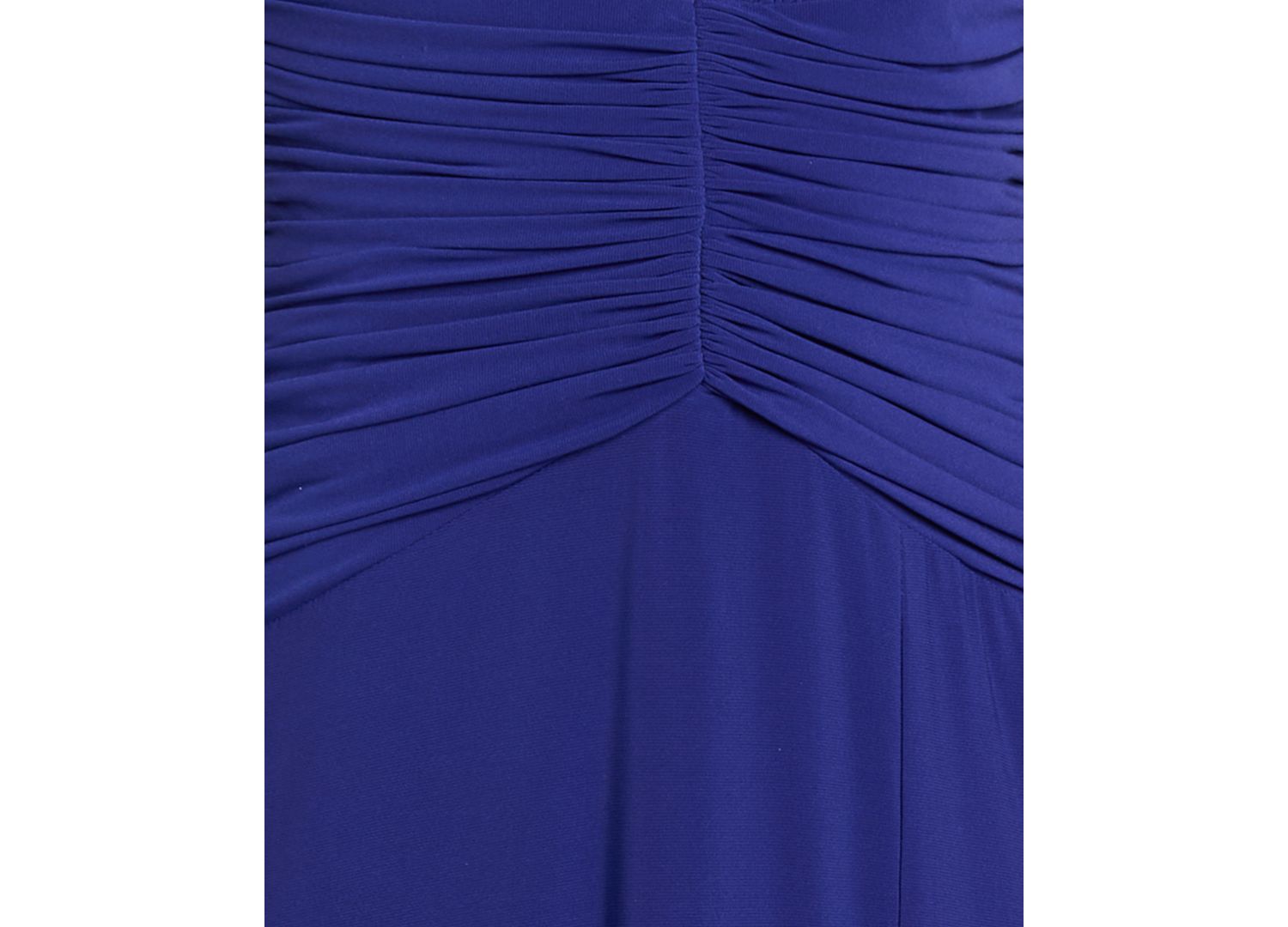 Juniors' Rouched Waist Halter Neck Long Gown