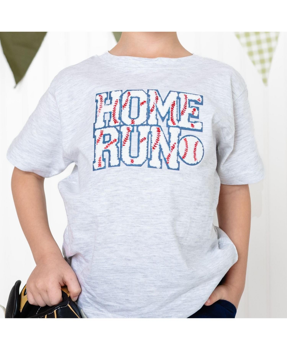 Sweet Wink Boys Home Run Patch Short Sleeve T-Shirt