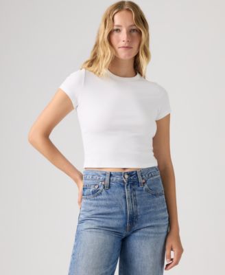 Women's Short-Sleeve Cropped Top