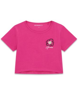 Girls' 7-16 Embroidered Short-Sleeve T-Shirt