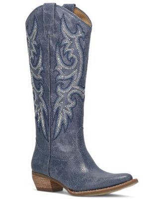 Women's Irlene Deco Stitch Knee High Western Boots