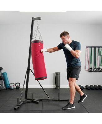 72.8"-90.9" Adjustable Freesding Punching Bag with Sd,