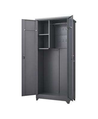 Outdoor Waterproof Storage Cabinet with Shelves