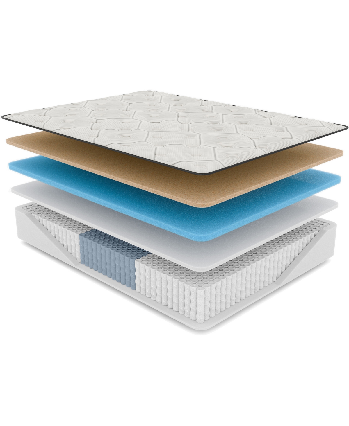 Diamond Mattress Cleo 14" Cool Copper Firm Pillow Top Hybrid Mattress, Twin Xl