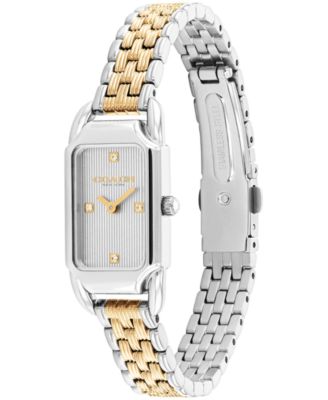 Women's Cadie Two Tone Stainless Steel Bracelet Watch, 17.5mm
