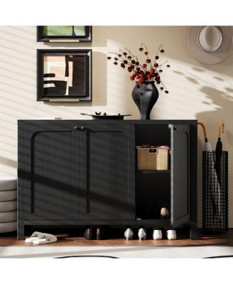 Modern Sideboard Buffet Cabinet TV Media Console with Storage for Living Room Hallway Entryway