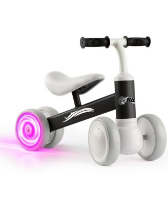 Colorful LED Baby Balance Bike for 1 Year Old Boy Gifts 10-36 Month Toddler Balance Bike with No Pedals, Enclosed Wheels Ride on Toys