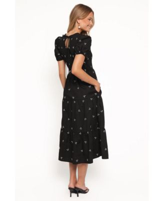 Women's Naura Shirred Tiered Midi Dress