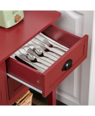 Console Table Sofa Table Sideboard with 4 Drawers